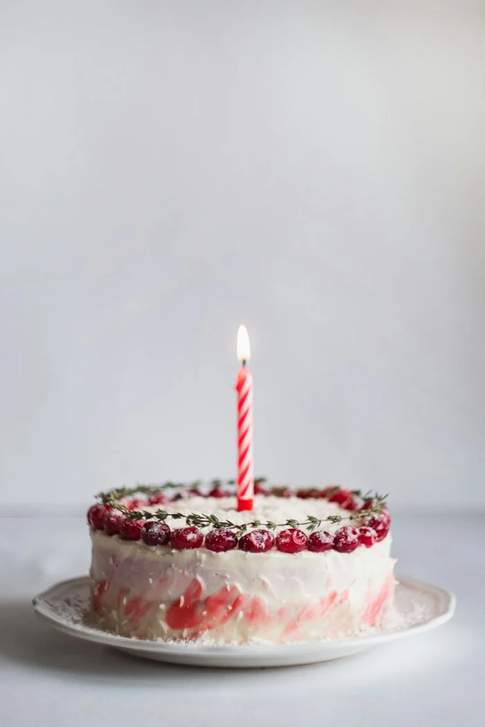 Pastel de frutos rojos